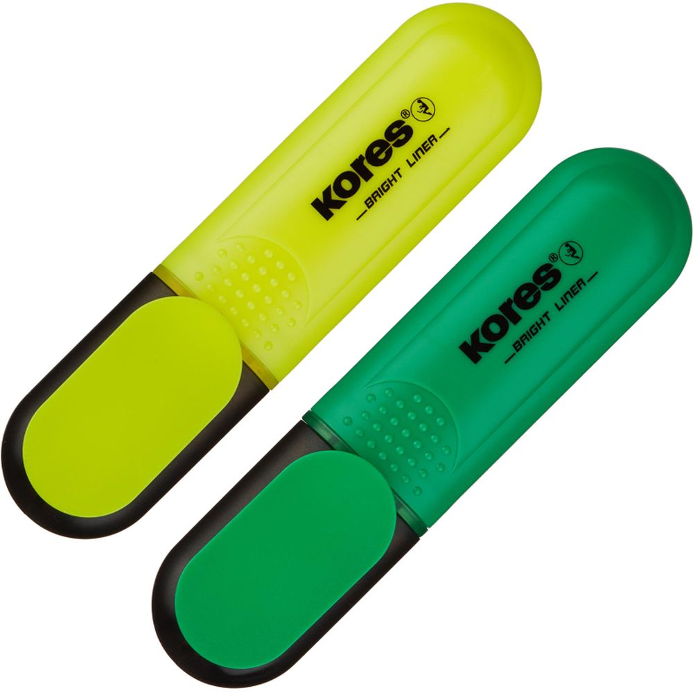 Набор маркер-выделителей Kores, 2 цвета