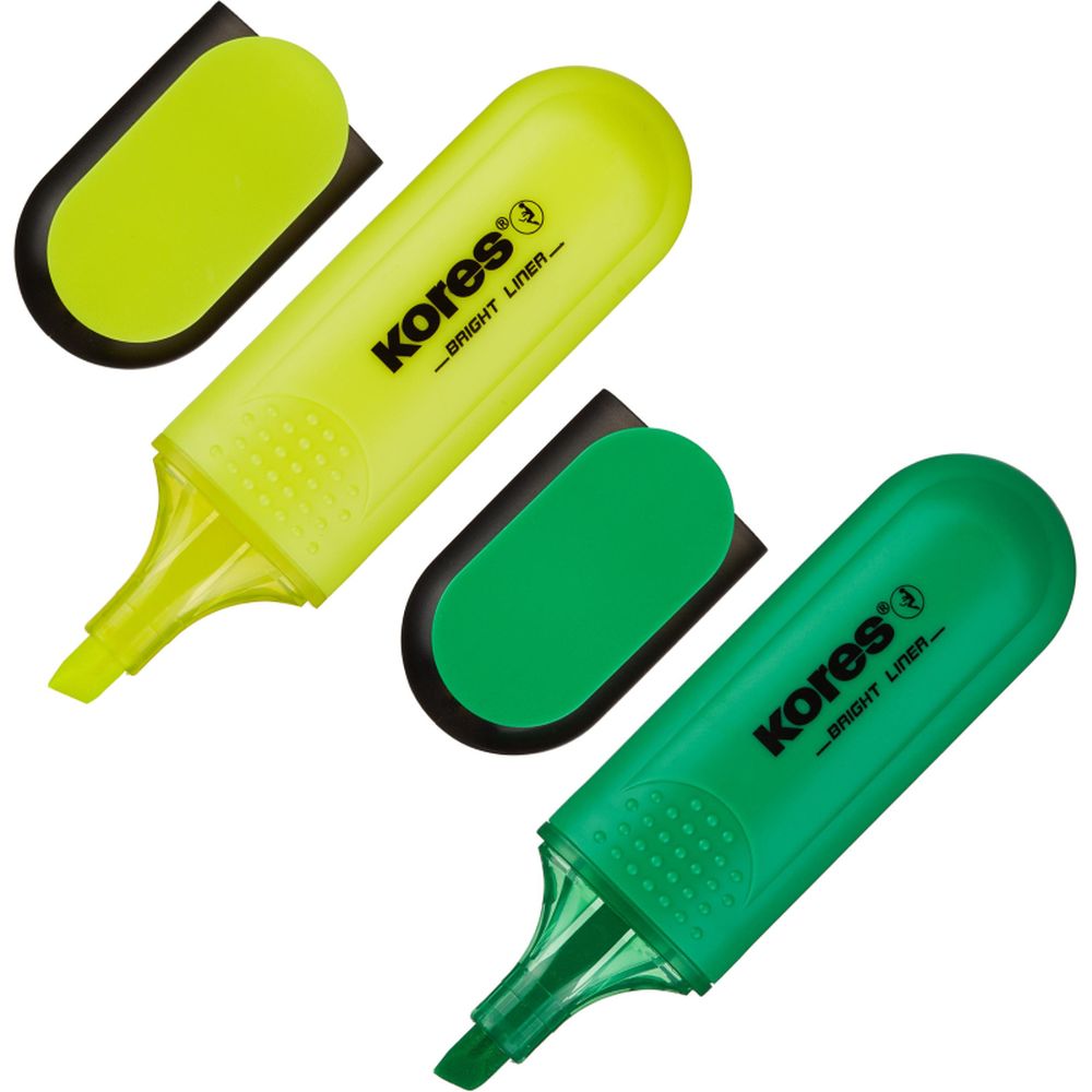 Набор маркер-выделителей Kores, 2 цвета