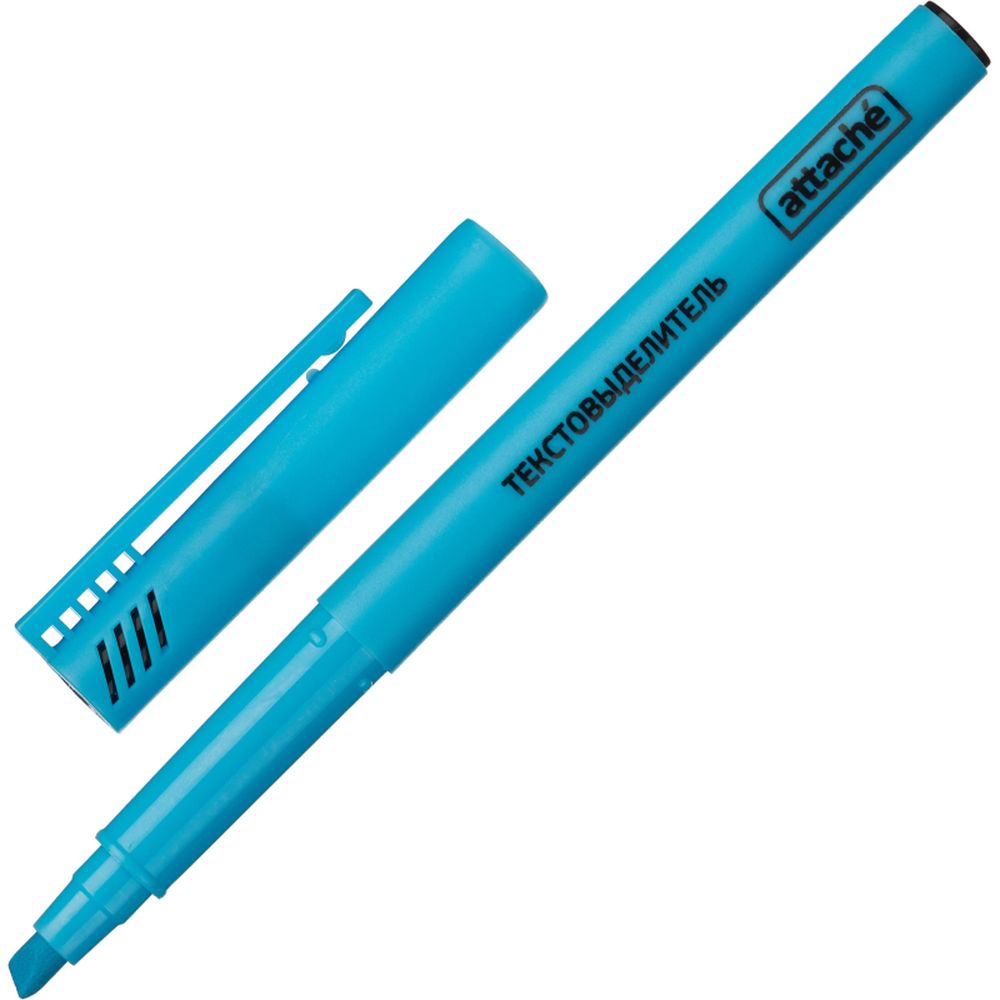 Текстовыделитель  Attache синий 1-3мм.