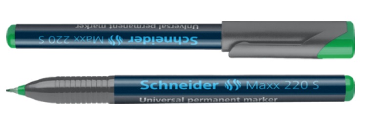 OHP-маркер перманентный Schneider MAXX 220S, 0,4 мм, зеленый