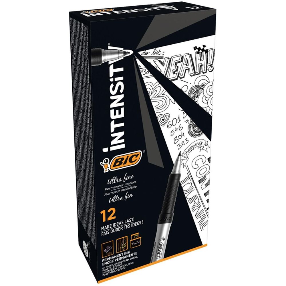 Маркер для CD BIC черный, 07 мм.