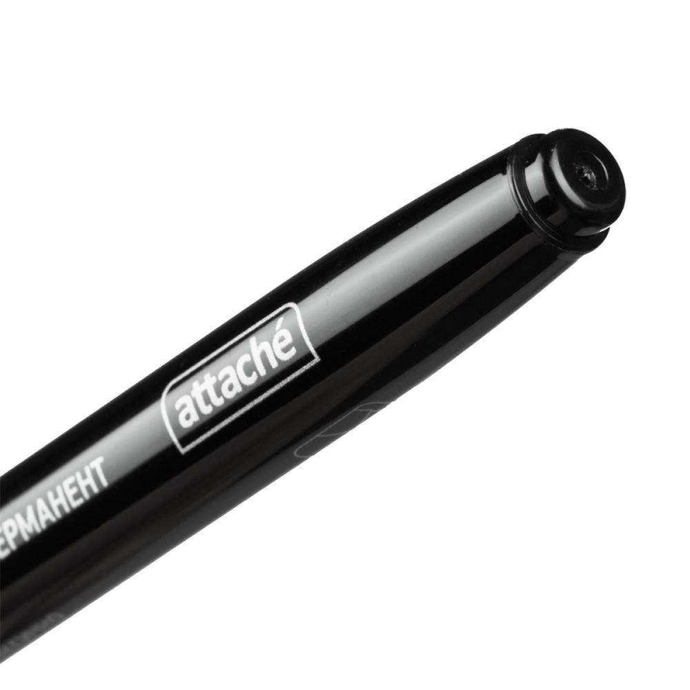 Маркер перманент Attache, 1,5-3мм, синий