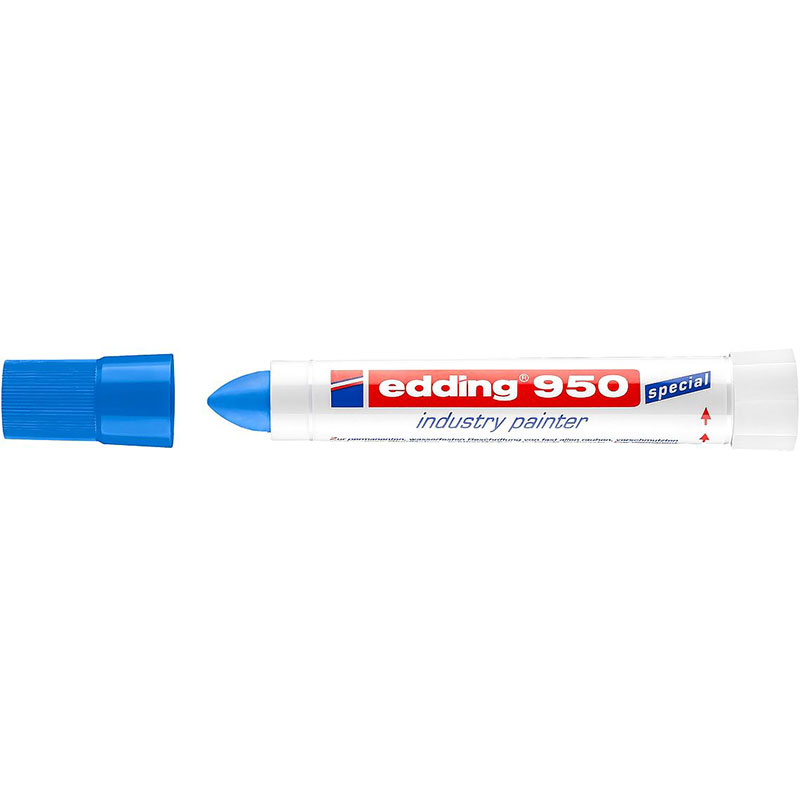 Маркер для промышленной графики Edding 950/003, 10мм, синий
