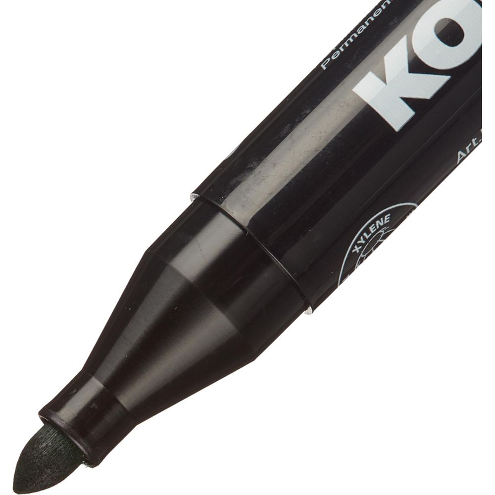 Маркер перманент Kores 1,5-3мм, круглый, зеленый