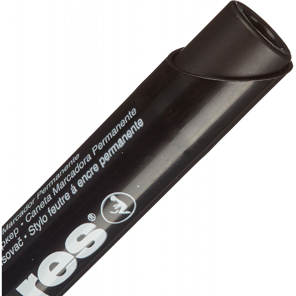 Маркер перманент Kores 1,5-3мм, круглый, черный