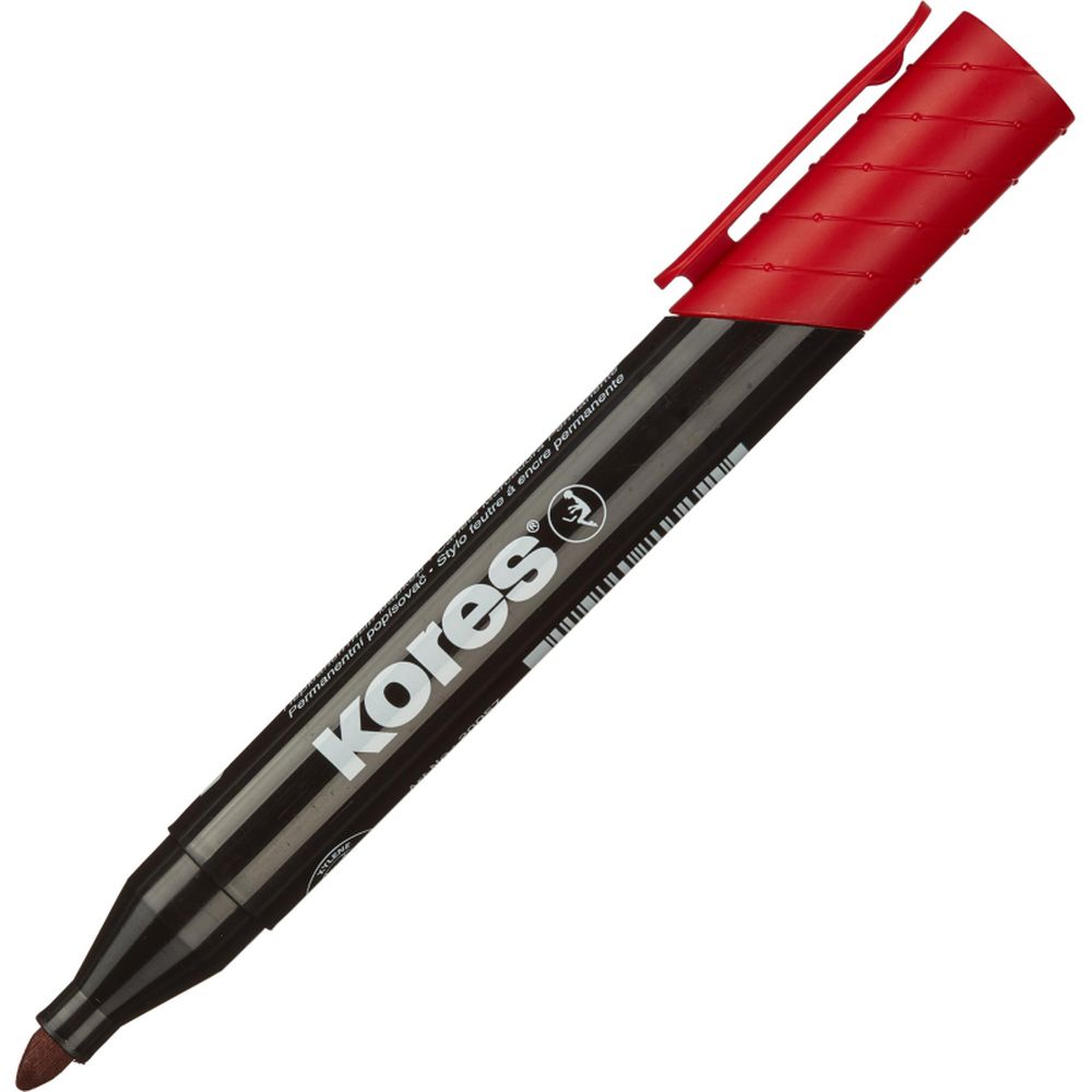 Набор маркеров перманент Kores, 1,5-3мм, 4шт/уп