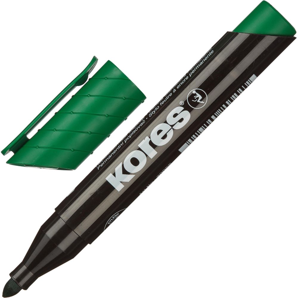 Набор маркеров перманент Kores, 1,5-3мм, 4шт/уп