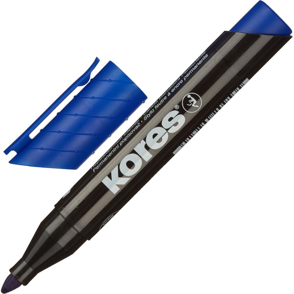 Набор маркеров перманент Kores, 1,5-3мм, 4шт/уп