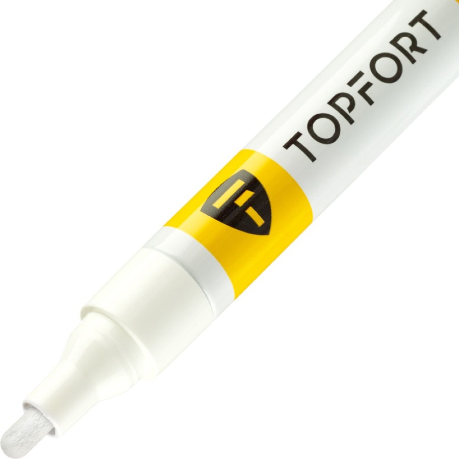 Маркер промышленный TOPFORT Paint для универсальной маркировки белый (4 мм) 