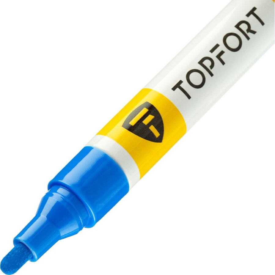 Маркер промышленный TOPFORT Paint для универсальной маркировки синий (4 мм) 