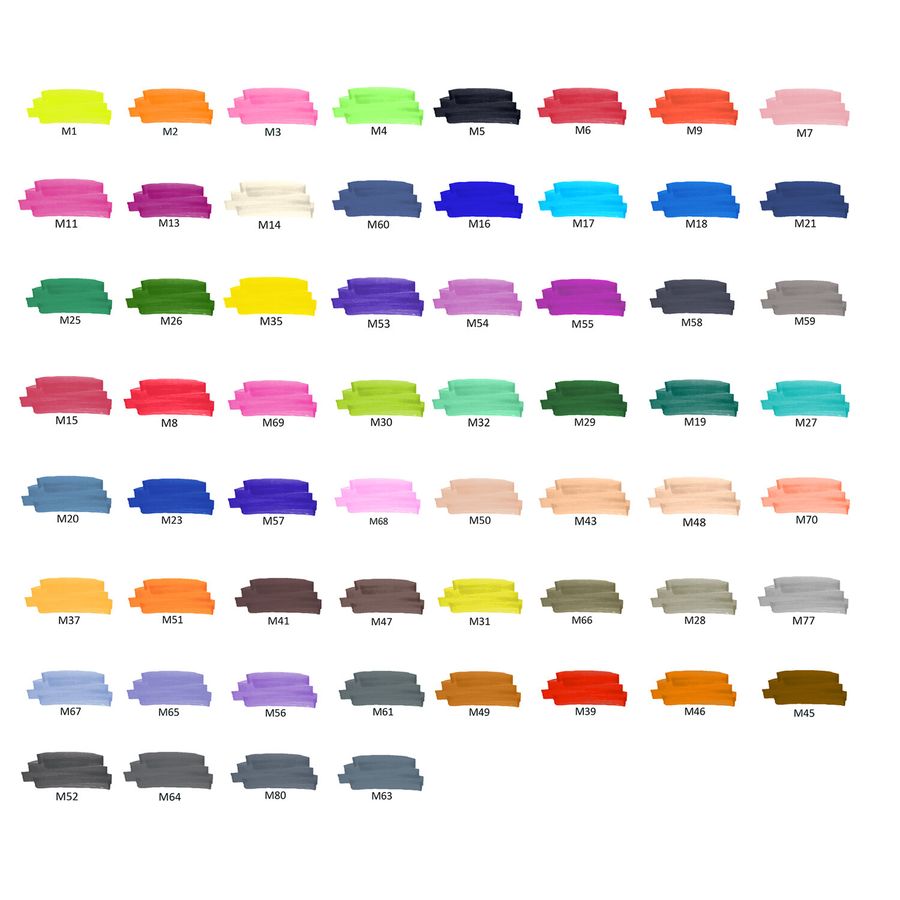 Маркеры акварельные для скетчинга двусторонние (кисть и линер) 60 цветов, BRAUBERG ART DEBUT