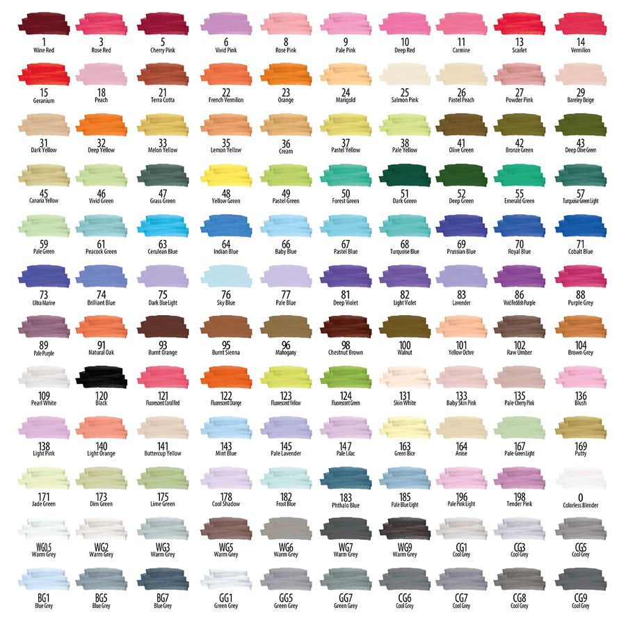 Маркеры для скетчинга двусторонние BRAUBERG ART DEBUT "BLACK", НАБОР 120 шт., пластиковый кейс