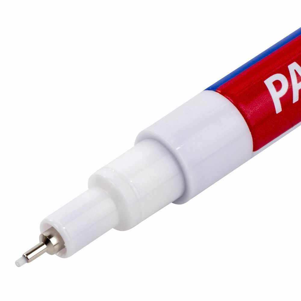 Маркер-краска лаковый EXTRA (paint marker) 1 мм, БЕЛЫЙ, УСИЛЕННАЯ НИТРО-ОСНОВА, BRAUBERG