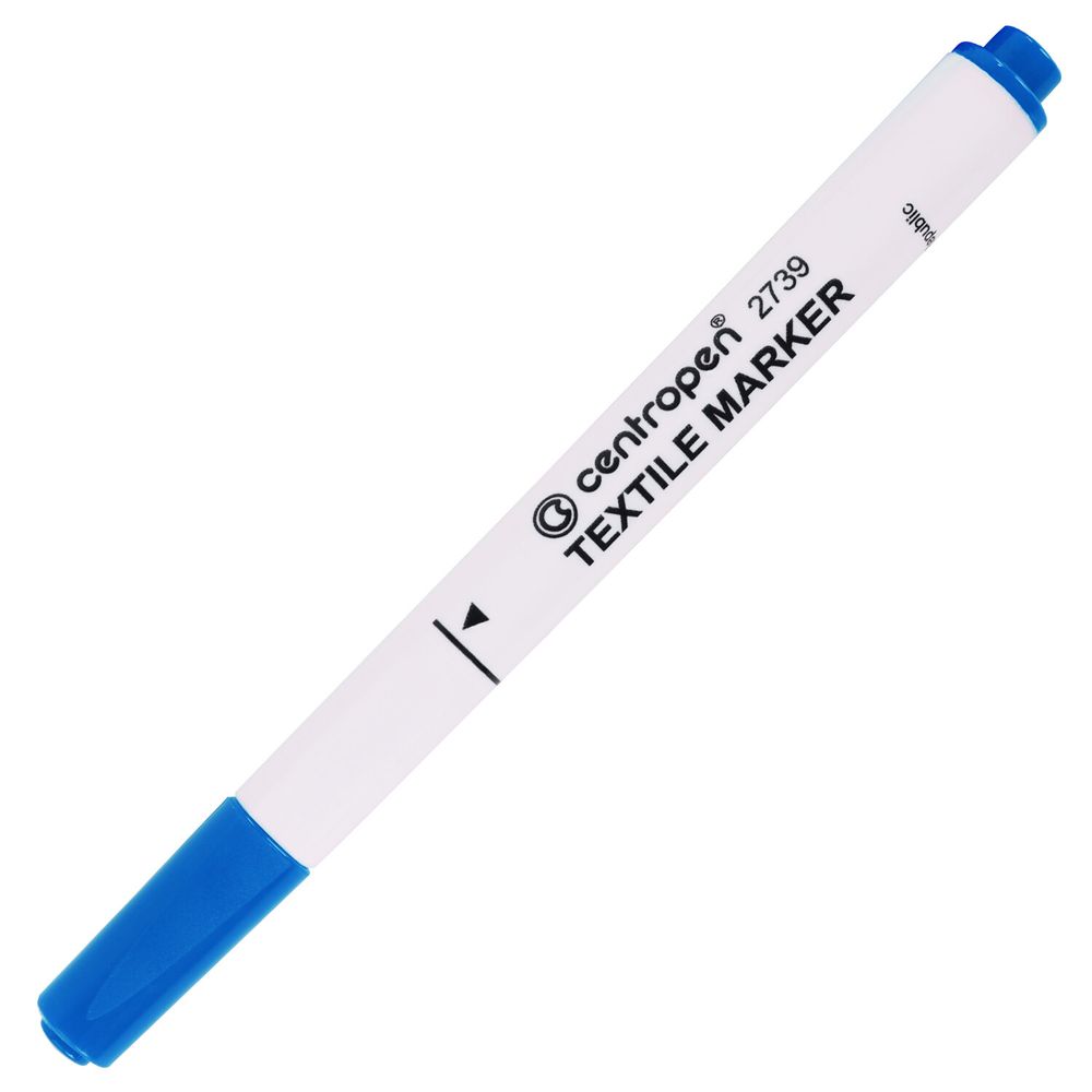 Маркеры для ткани 10 ЦВЕТОВ CENTROPEN "Textile Marker", круглый наконечник, 1,8 мм
