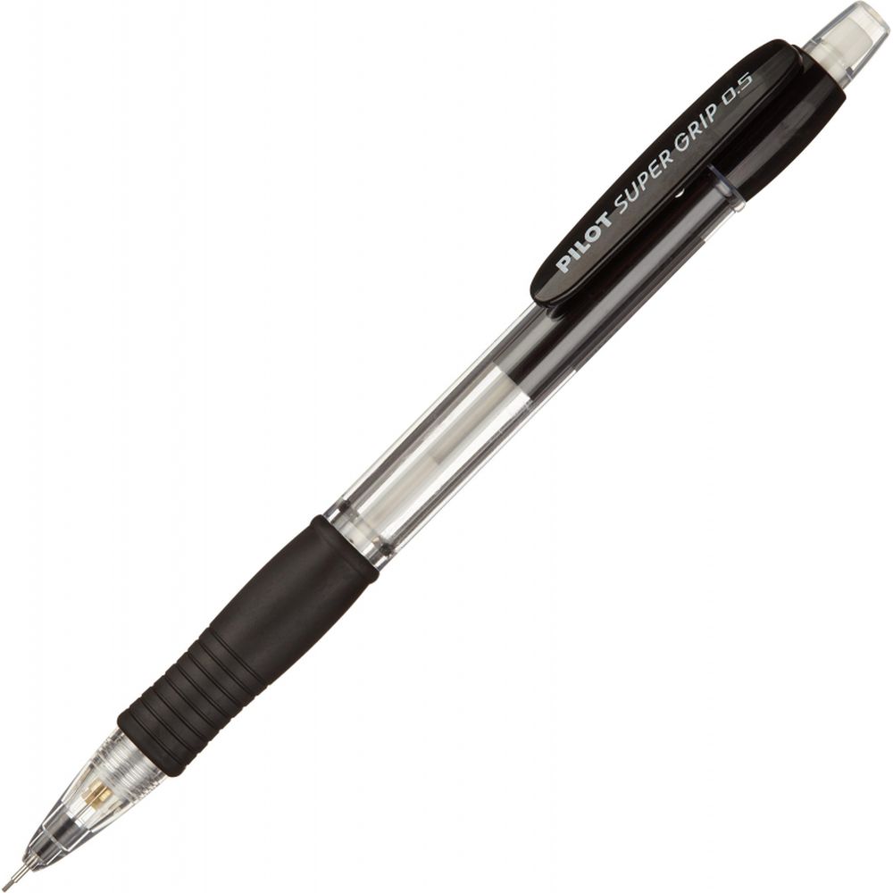 Автокарандаш Pilot SuperGrip H-185-SL-B, 0,5мм, черный