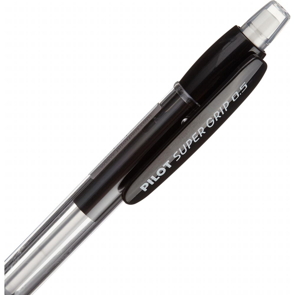 Автокарандаш Pilot SuperGrip H-185-SL-B, 0,5мм, черный