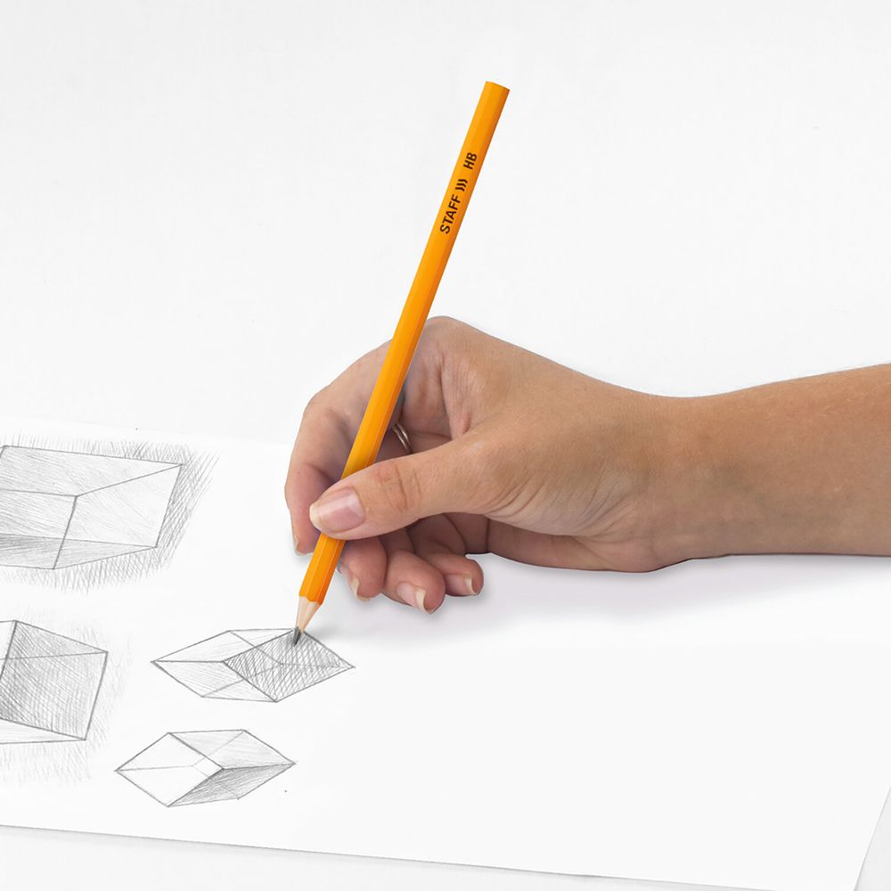 Карандаши чернографитные простые HB, ВЫГОДНАЯ УПАКОВКА КОМПЛЕКТ 72 штуки, STAFF