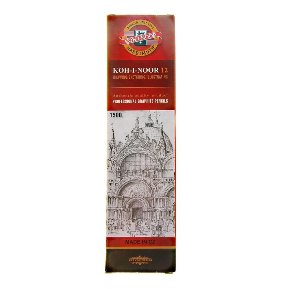 Карандаш Koh-I-Noor 1500, 2H, без ластика
