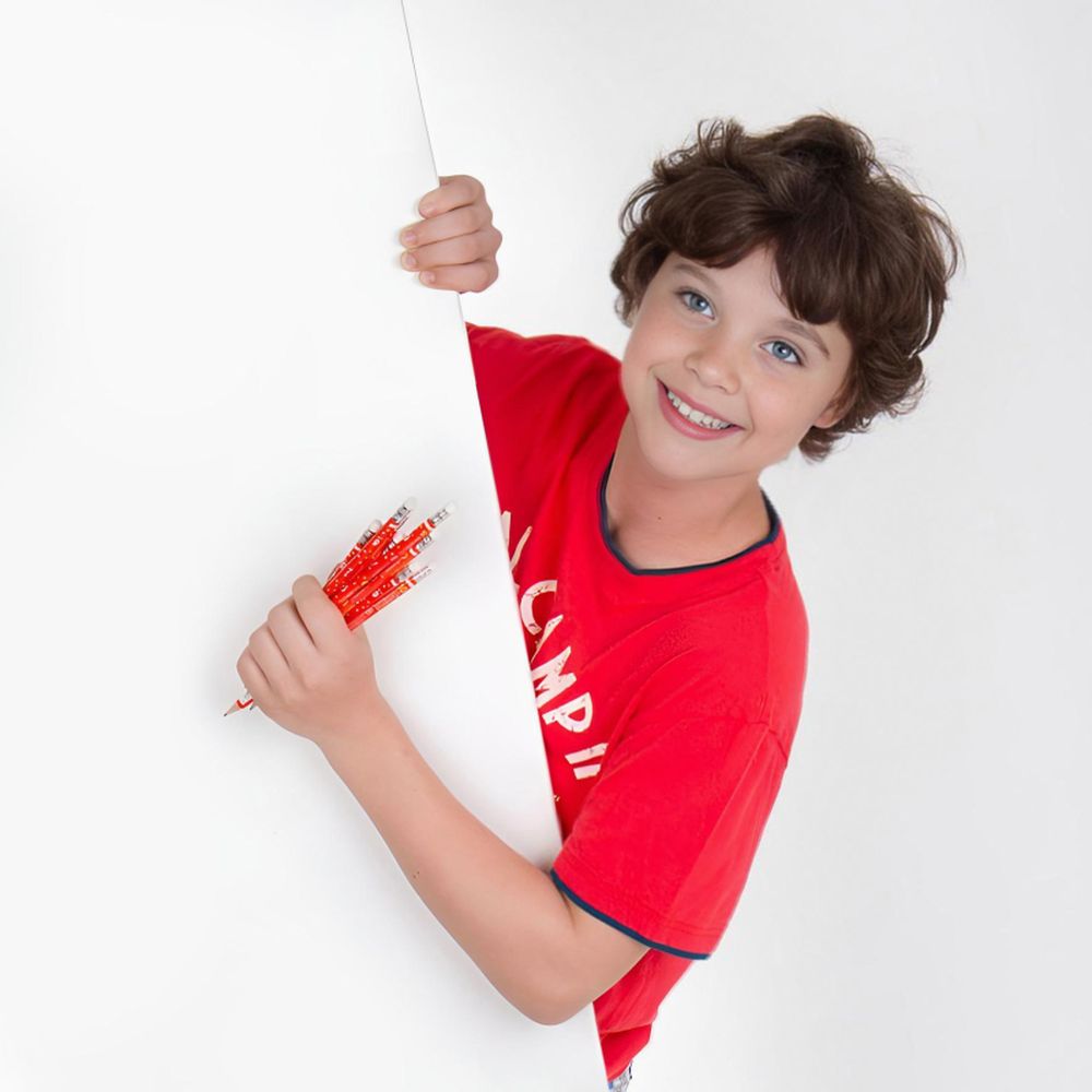 Карандаш Kores, HB, с таблицей умножения, трехгранный, с ластиком