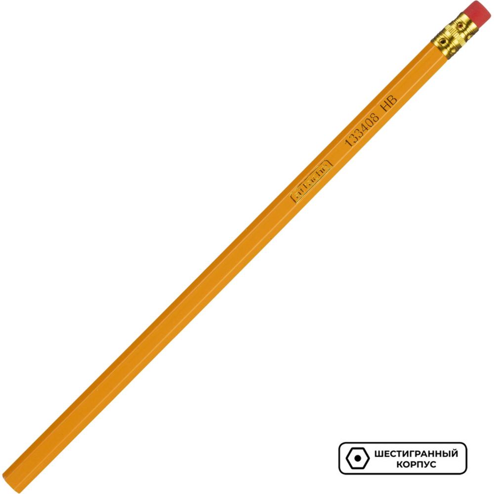 Карандаш чернографитовый ATTACHE с ластиком