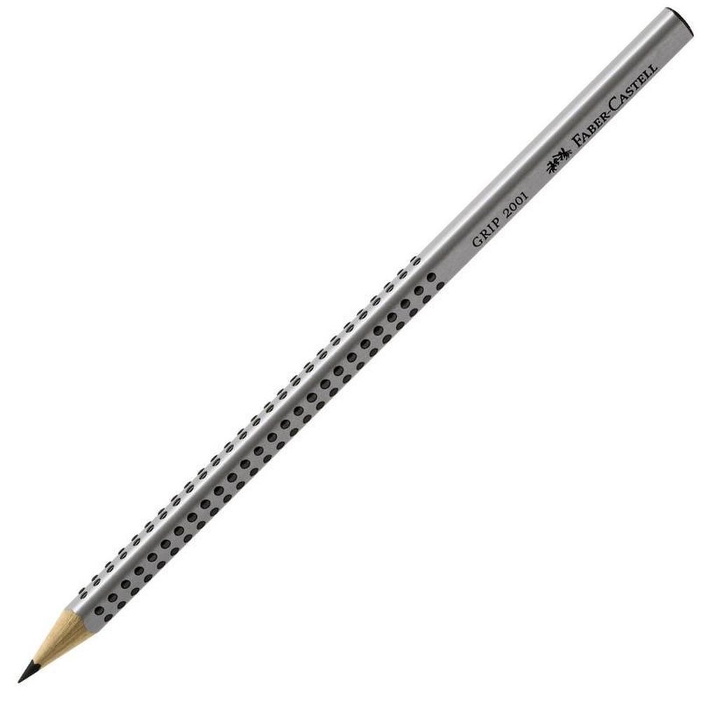 Карандаш чернографитный Faber-Castell GRIP 2001, НВ, без ластика