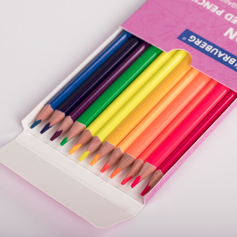 Карандаши цветные BRAUBERG, 60 цветов (Базовые, Металлик, Неон, Пастель, Телесные), трехгранные, грифель 3 мм, натуральное дерево