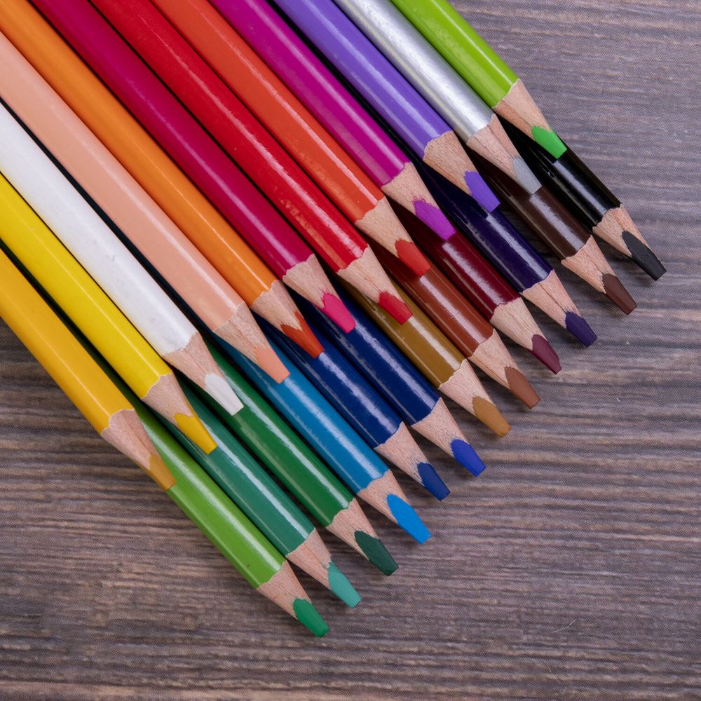 Карандаши цветные акварельные BRAUBERG PREMIUM AQUARELLE, 24 цвета, трехгранные, утолщенный грифель 4 мм, натуральное дерево