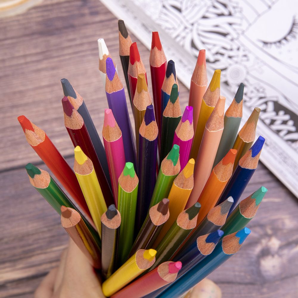 Карандаши цветные акварельные BRAUBERG PREMIUM AQUARELLE, 36 цветов, трехгранные, утолщенный грифель 4 мм, натуральное дерево