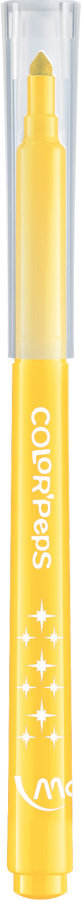 Фломастеры 12цветов Maped COLOR PEPS LONG LIFE, нетеряющ. колпачки, футляр на молнии