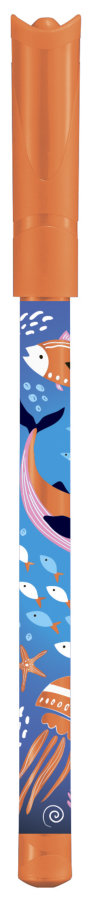 Фломастеры COLOR`PEPS OCEAN LIFE декорированные с заблокированным пишущим узлом, суперсмываемые, в пакете с подвесом 12 шт