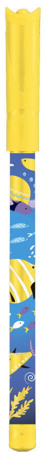 Фломастеры COLOR'PEPS OCEAN LIFE декорированные с заблокированным пишущим узлом, суперсмываемые, в пакете с подвесом 24 шт