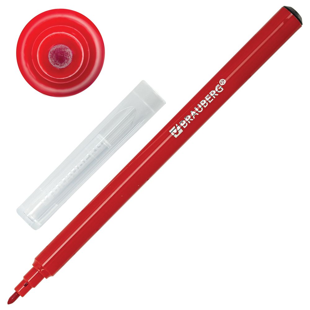 Фломастеры BRAUBERG PREMIUM, 36 цветов, КЛАССИЧЕСКИЕ, вентилируемый колпачок, ПВХ-упаковка