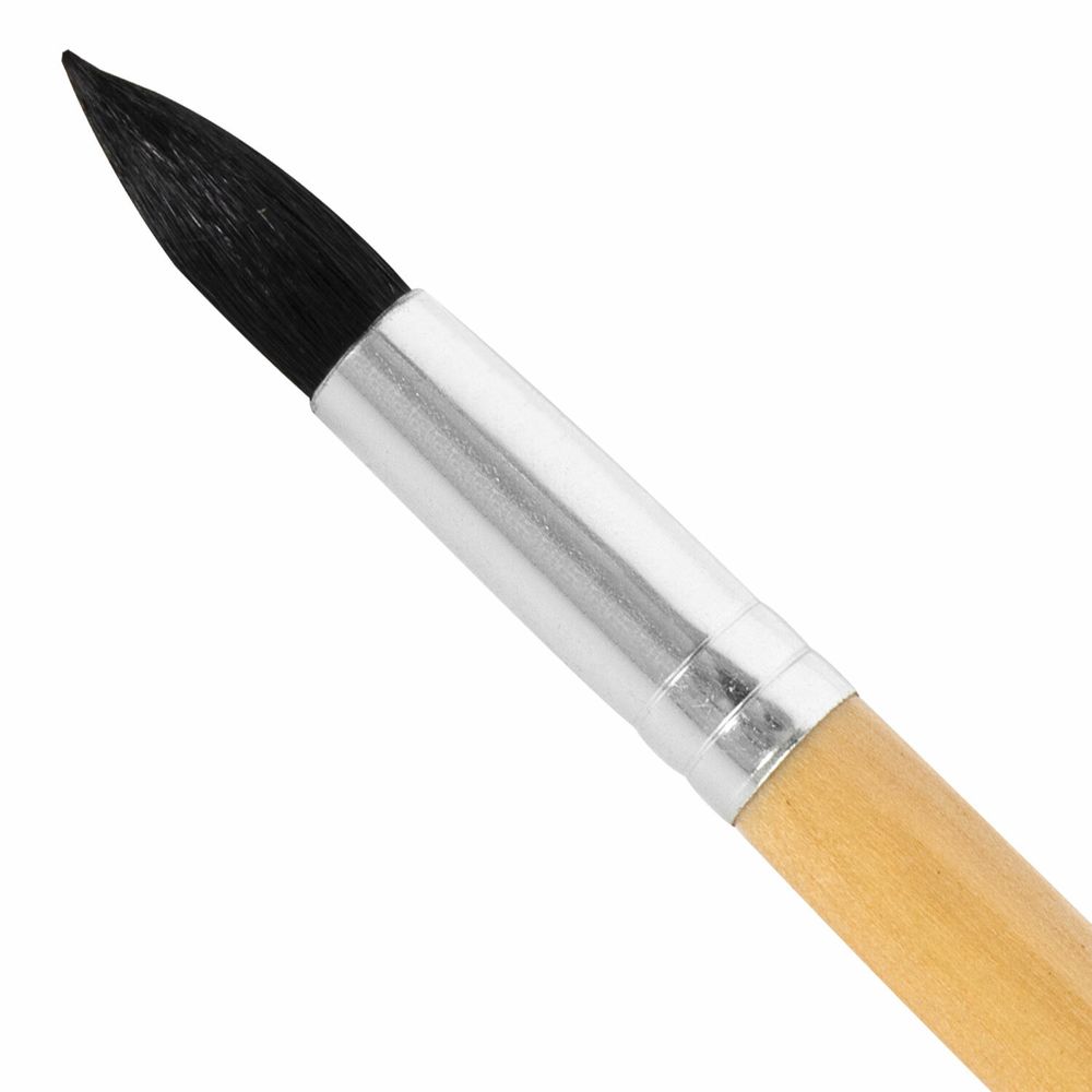 Кисть BRAUBERG, белка, круглая, № 9