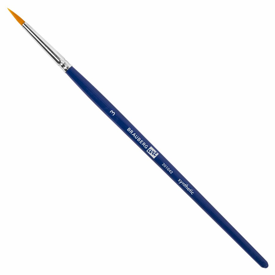 Кисти художественные набор 12 шт. в пенале, синтетика, BRAUBERG ART DEBUT