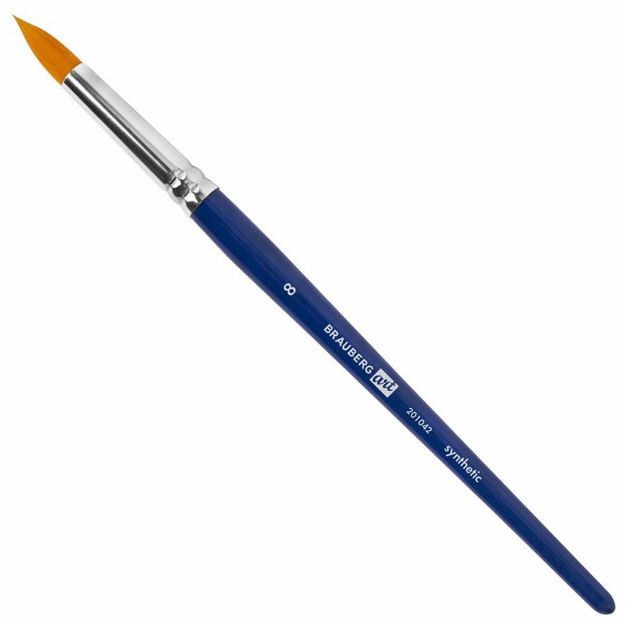 Кисти художественные набор 12 шт. в пенале, синтетика, BRAUBERG ART DEBUT