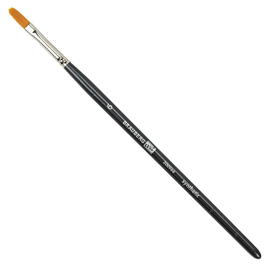 Кисти художественные набор 12 шт. в черном пенале, синтетика, BRAUBERG ART CLASSIC, № 0-14 + веерная