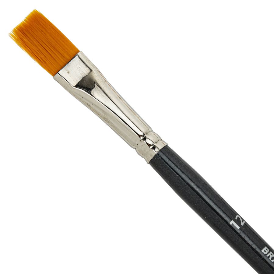 Кисти художественные набор 12 шт. в черном пенале, синтетика, BRAUBERG ART CLASSIC, № 0-14 + веерная