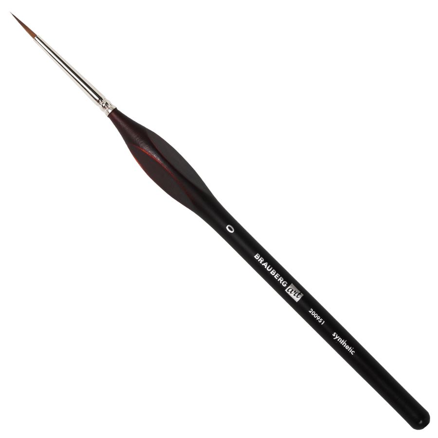 Кисти художественные набор 12 шт., синтетика, BRAUBERG ART CLASSIC, ЭРГОНОМИЧНЫЕ