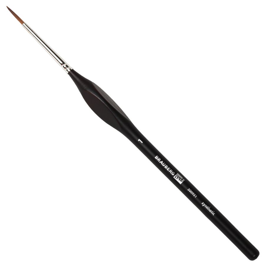 Кисти художественные набор 12 шт., синтетика, BRAUBERG ART CLASSIC, ЭРГОНОМИЧНЫЕ