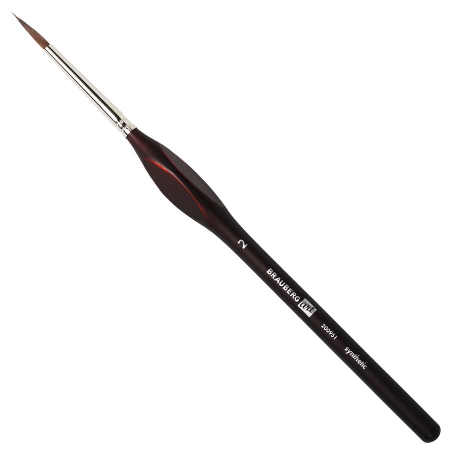 Кисти художественные набор 12 шт., синтетика, BRAUBERG ART CLASSIC, ЭРГОНОМИЧНЫЕ