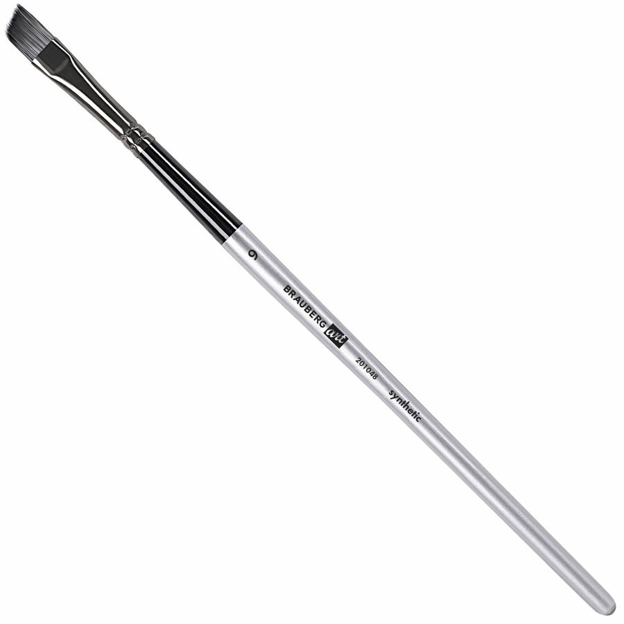 Кисти художественные набор 23 шт., синтетика с мастихином, в пенале, BRAUBERG ART DEBUT