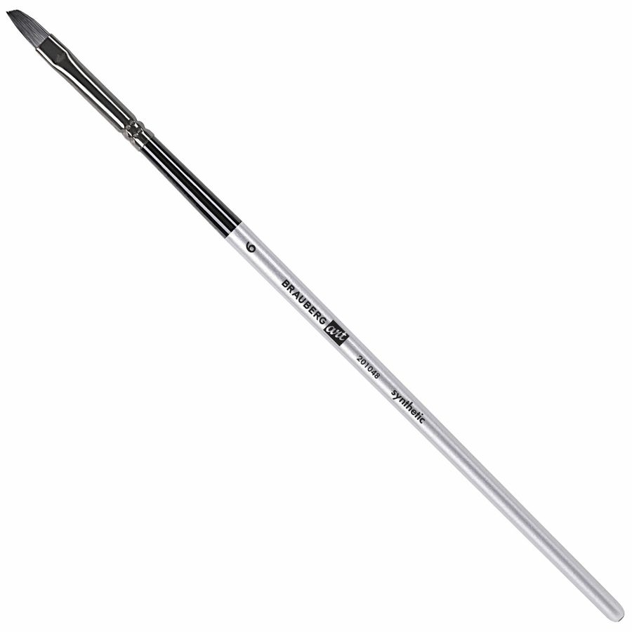 Кисти художественные набор 23 шт., синтетика с мастихином, в пенале, BRAUBERG ART DEBUT