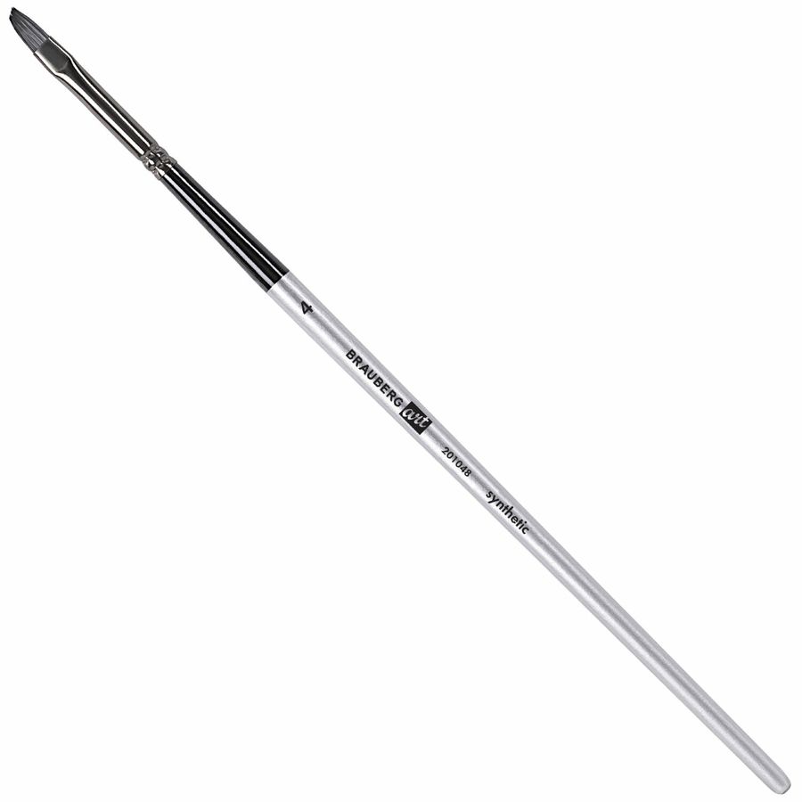 Кисти художественные набор 23 шт., синтетика с мастихином, в пенале, BRAUBERG ART DEBUT