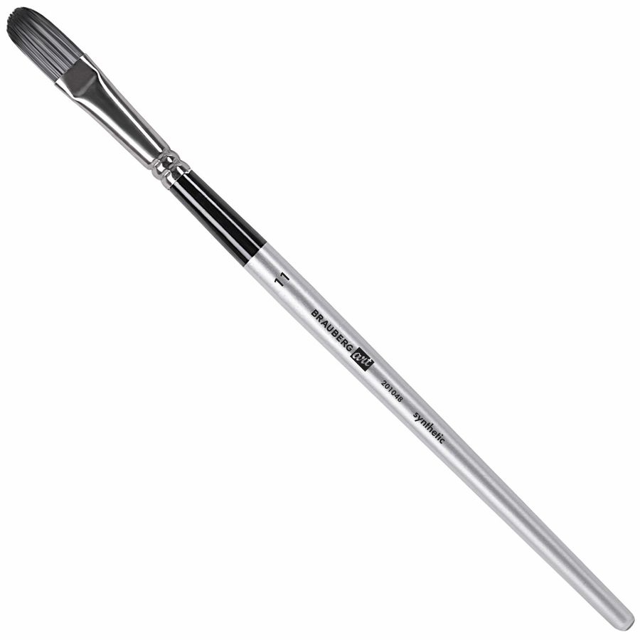 Кисти художественные набор 23 шт., синтетика с мастихином, в пенале, BRAUBERG ART DEBUT