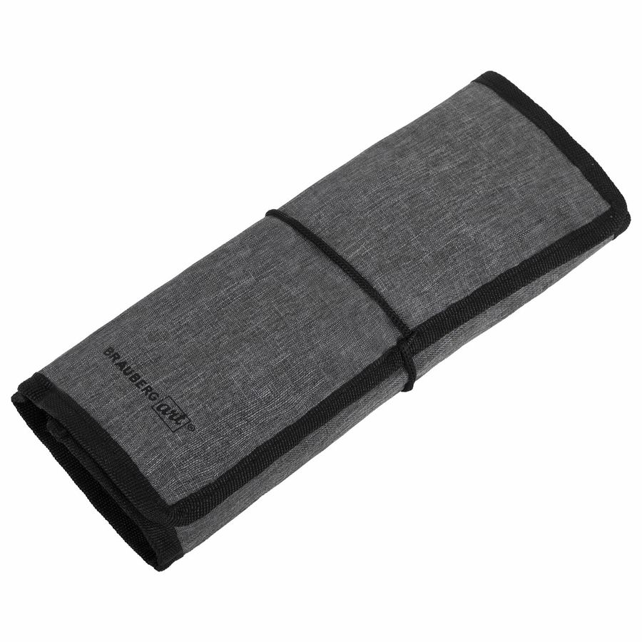 Кисти художественные набор 23 шт., синтетика с мастихином, в пенале, BRAUBERG ART DEBUT