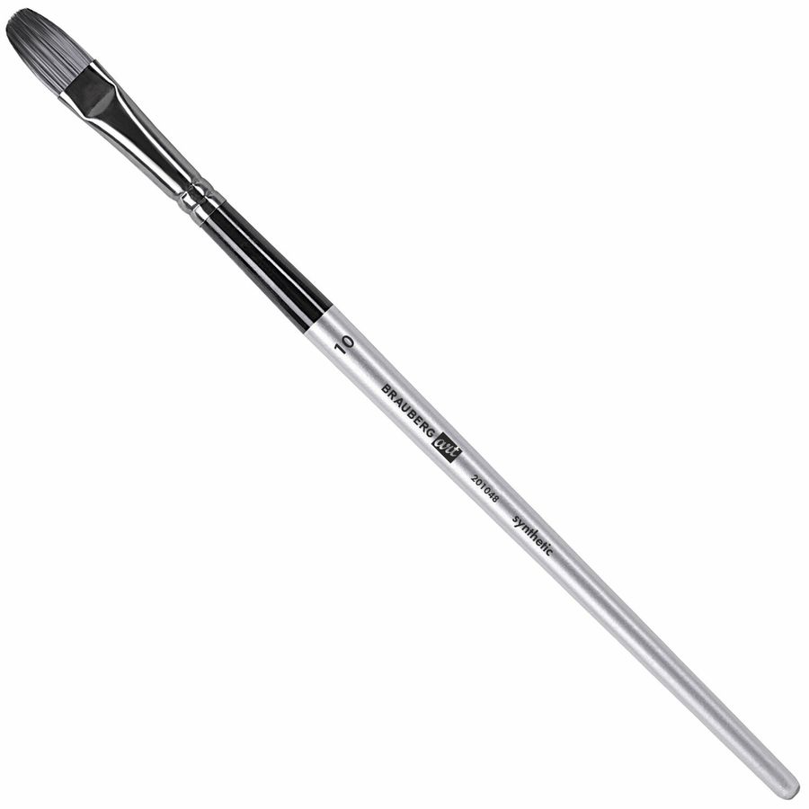 Кисти художественные набор 23 шт., синтетика с мастихином, в пенале, BRAUBERG ART DEBUT