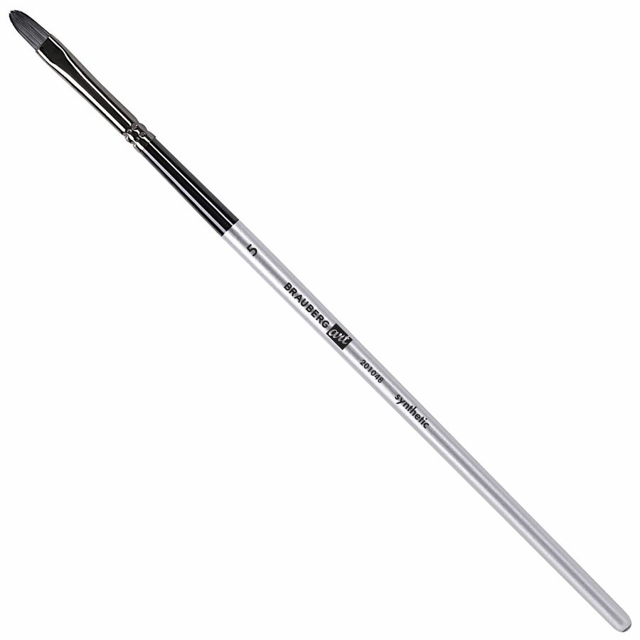 Кисти художественные набор 23 шт., синтетика с мастихином, в пенале, BRAUBERG ART DEBUT