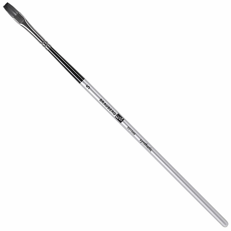 Кисти художественные набор 23 шт., синтетика с мастихином, в пенале, BRAUBERG ART DEBUT