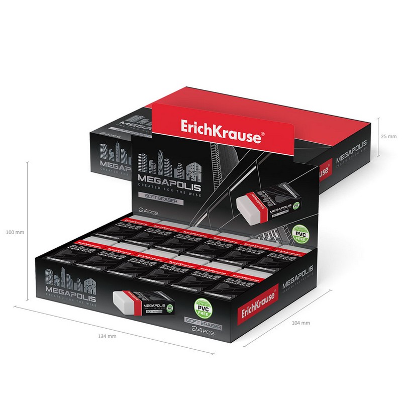 Ластик ErichKrause MEGAPOLIS 