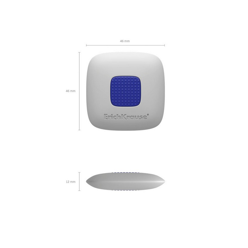 Ластик с пластиковым держателем ErichKrause Smart Square